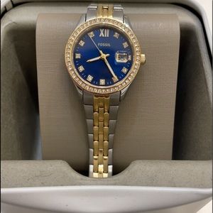 Scarlette 2 toned mini watch currently on website for $140 (last photo)